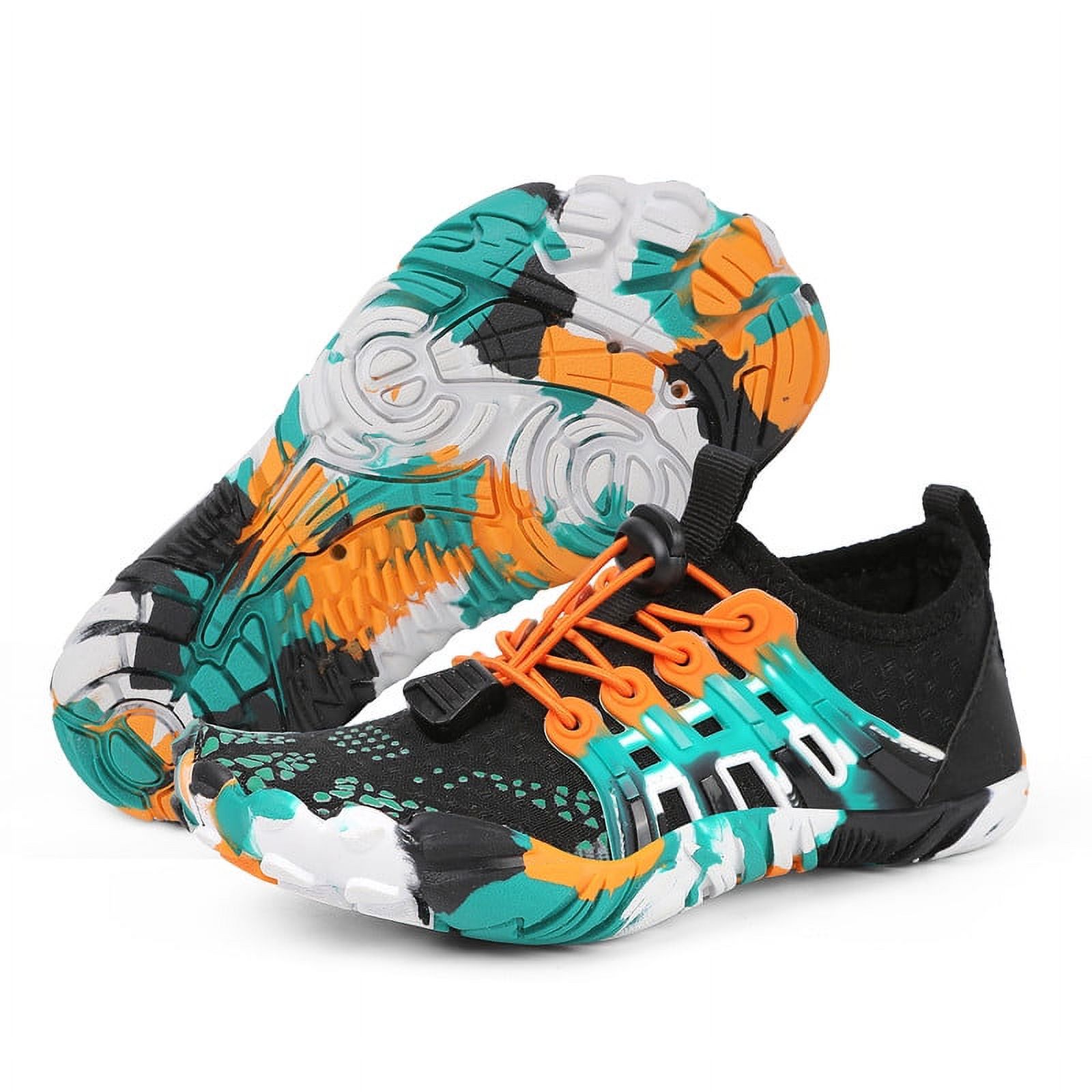 Stepedia Water Shoes Quick Dry Aqua Socks for Boys and Girls Swim Surf Kids Beach Shoe 2 Big Kid